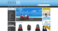 Desktop Screenshot of desabags.com.au